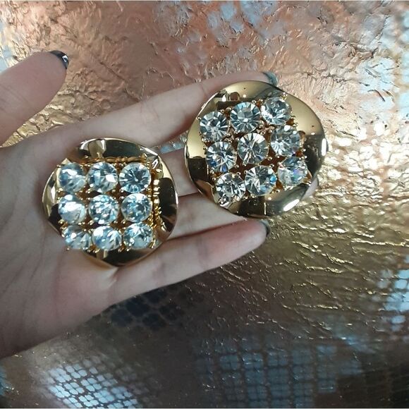 NWOT Zara Limited Edition Goldtone Statement Earrings - Picture 4 of 10